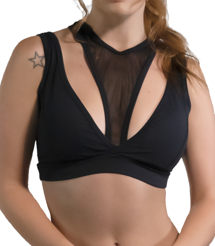 Esportiva Pro Sport Top with Mesh Panel to Front and Back