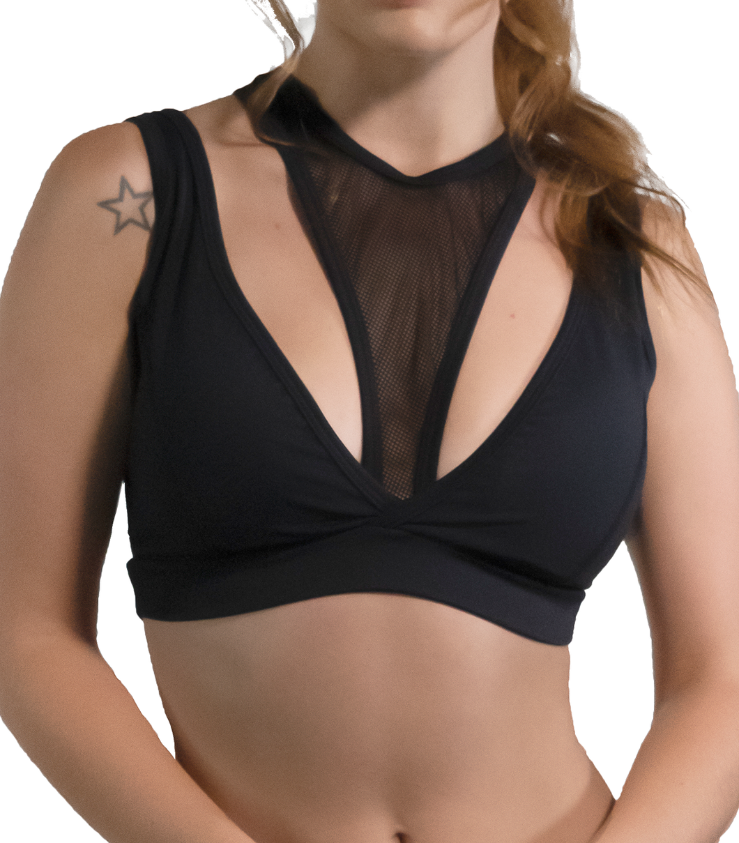 Esportiva Pro Sport Top with Mesh Panel to Front and Back