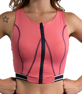 Light Top with Zipper & Elastic Strap
