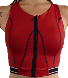 Light Top with Zipper & Elastic Strap