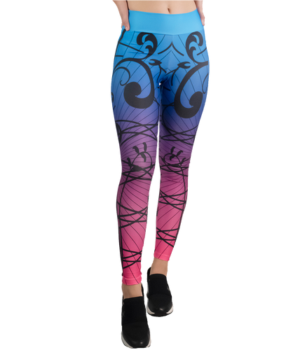 Energi legging med sublimering Print