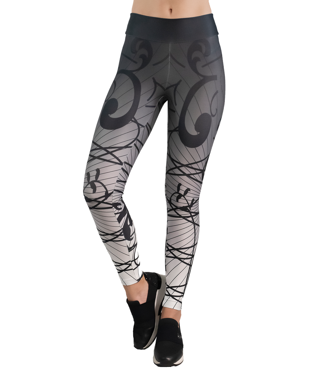 Energi legging med sublimering Print